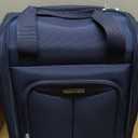 Amazon Basics Underseat Carry On Luggage with Wheels - 14" Rolling Travel Bag, Navy