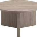 Henn&Hart Anders Coffee Table, 32" Wide,Grey (Antiqued Gray Oak)