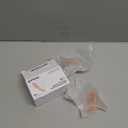 Baby Pacifiers 0-6 Month, Soft Silicone Newborn Pacifiers with Large Air Holes, BPA Free, Set of 2 in Thumb & Breast-Like Shape