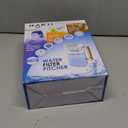 Water Filter Pitcher - Long Lasting 150 Gallons, Supreme Fast Filtration and Purification Technology, Removes Chlorine, Metals for Clean Tasting Drinking Water, WQA Certified,