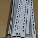 SNTD 8 Tiers Over the Door Organizer - Height Adjustable Pantry Organizers and Storage with Dense Mesh Baskets, Anti-Swing Hanging Door Spice Rack for Kitchen Bathroom (White, 17" W x 6" D x 69" H)