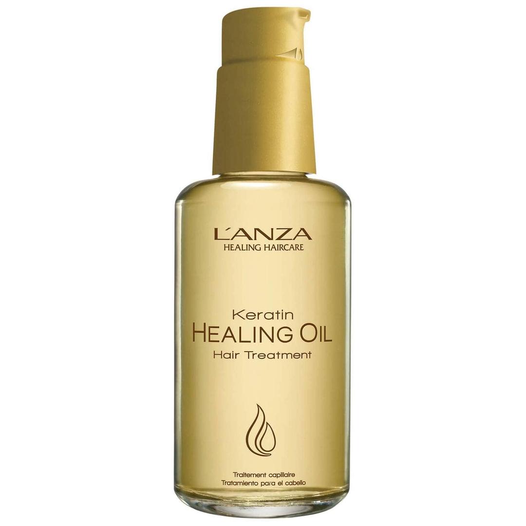 L'ANZA Keratin Healing Oil Hair Treatment, Hair Oil Revives & Nourishes Dry Damaged Hair & Scalp, Sulfate Free with Phyto IV Complex, Cruelty Free Volumizing Hair Care with UV Protection (1.7 Fl Oz (Pack of 1))