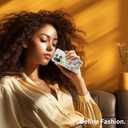 for oneplus 15 Case 5G [Buffertech Military-Grade Drop Protection] [Anti Peel Off Tech] Clear TPU Marble and Flowers Bumper Phone Case Cover Design (Blooming Flowers)