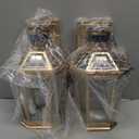 VIANIS Outdoor Wall Lights, Motion Sensor Exterior Light Fixtures Wall Mount, Waterproof Modern Gold Outside Front Porch Light, Anti-Rust Aluminum Outdoor Wall Sconce for House Garage 2 Pack