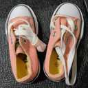 Mvlsoct Boys and Girl Low Top Canvas Kids Lace up Sneakers, Size 23