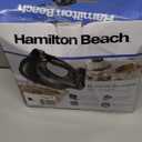 Hamilton Beach Power Deluxe 6-Speed Electric Hand Mixer with Snap-On Storage Case, QuickBurst, Beaters, Whisk, Powerful 250 Watt Motor, Bowl Rest, Black (62692)