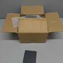 60 Pack Slate Drink Coasters, VIBRATITE 4 Inch Black Slate Stone Coasters Bulk Cup Coaster Laser Engraving Blanks with Anti-Scratch Bottom for Drink Coffee Bar Kitchen Home Decor, Square