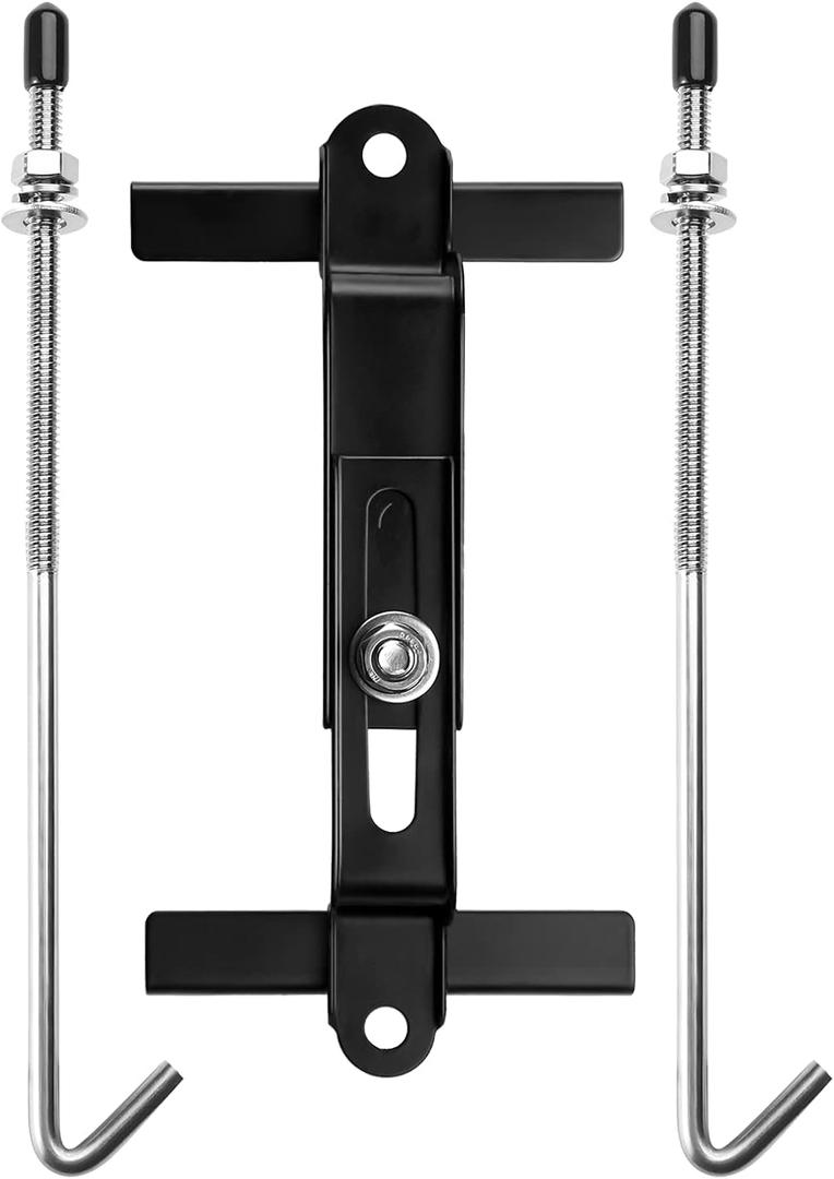 Adjustable Battery Hold Down,Universal Crossbar with 11''length,18-8 (304) Stainless Steel J bolt sets