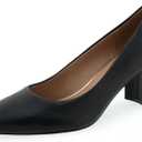 Aerosoles Women's Betsy Pump (10, Black Leather)