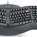 Perixx PERIBOARD-512B Wired Ergonomic Keyboard - Split Keyboard, Wrist Rest, Natural Typing - Wired USB Connectivity - US English - Black