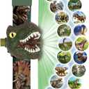 RAYCHY Dinosaur Watch Flashlight Projector Toys Animal Pattern Torch Educational Toys Gift