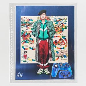 hihaba A4 Wide 30hole 10sheets Clear Pocket Sleeves, Magazine Sheets, Wide Binder for Large-Sized Photographes, Posters, Clipping of a Magazine, etc (A4 Wide) 30hole 1-Pocket