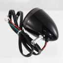 Front Gloss Black Bullet Smoked Turn Signals For Harley 2004-2013 Sportster XL