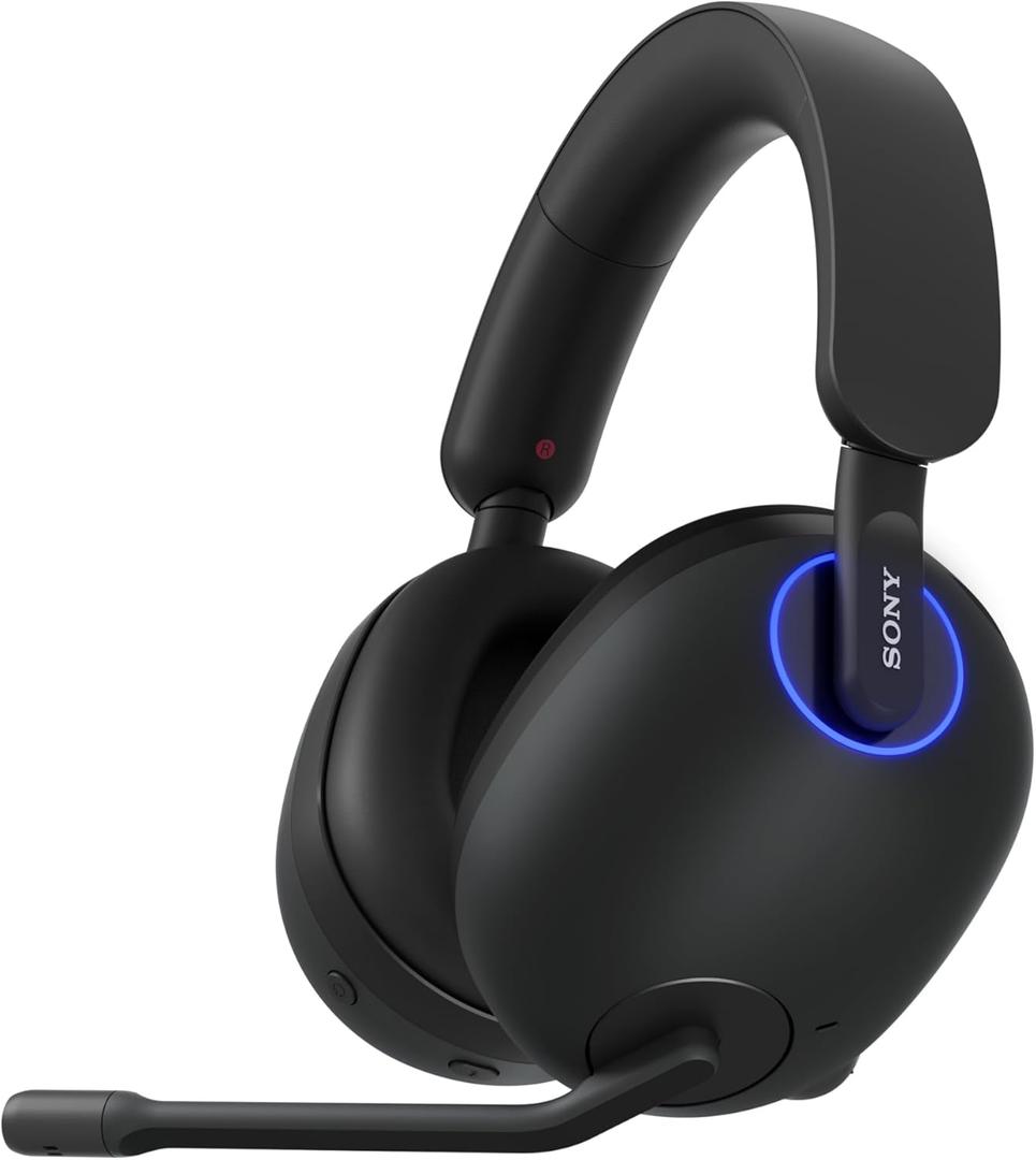 Sony INZONE H9 Gaming Headset, Wireless Noise Canceling Bluetooth Headset with Microphone, 360 Spatial Sound, for PC and PS5 (WH-G900N), Black