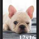 RUN HELIX 12x16 Picture Frame, Wall Gallery Photo Frames,Stable and Sturdy Black Frame with High Definition Plexiglass,12x16 Poster Photo Frame,Horizontal and Vertical Formats for Wall Hanging, Black