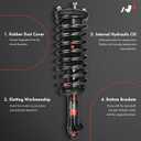 A-Premium Front Pair (2) Complete Strut & Coil Spring Assembly Compatible with Lexus LS460 2009-2017 V8 4.6L Driver and Passenger Side, AWD