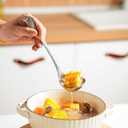 Small Gravy,Sauce Ladle 8 inch 304 Stainless Steel Ladle for Serving Dishwasher Safe, 2Pack