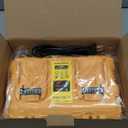 TeenPower 12/20V Max Battery Charger Replacement for Dewalt DCB102 Compatible with 12V 20V Max Lithium Battery DCB124 DCB203 DCB204 DCB606, 2-Port Simultaneous Charging (Yellow)