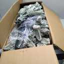 6.5-ft Pencil Flocked White Artificial Christmas Tree