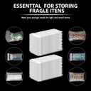 Frienda 300 Pcs Clear Self Sealing Bubble Cushion Bags Double Wall Bubble Pouch Bag Plastic Shockproof Protective Packing Bags for Small Business Moving Shipping Packaging Storage(3" X 5")