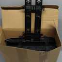 48 Pcs Christmas Tree Fence Plastic Picket Barrier Decorative Border Small Garden Picket Christmas Tree Fence Barrier for Dogs Party Home Garden Decorations 11.42 x 4.65 Inch(Black)