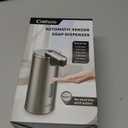 Automatic Soap Dispenser, Automatic Liquid Soap Dispenser Touchless, 12oz/340ml, 3-Level Adjustable, Battery Operated, Water-Resistant for Bathroom, Kitchen, and School, Clog-Free, Stainless Steel