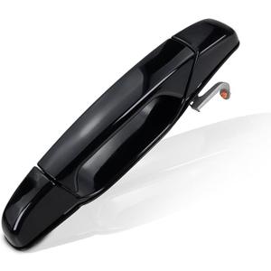 Exterior  Black Door Handle Front Left Driver Side Compatible with 2007-2014 Chevy Silverado Suburban Avalanche Tahoe, GMC Sierra Yukon, Cadillac Escalade Replaces# 20828258, 22738721, 25960525