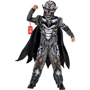 Morph Boys Werewolf Costume Kids With Mask - Knight Skeleton Costume Kids, Halloween Costumes for Boys (Large)