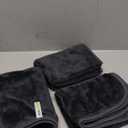 SINLAND Microfiber Car Drying Towels Ultra Absorbent,No Streaks,Scratches, or Water Spots,Wash Cleaning Auto Detailing Towels 380gsm 16inch x 24inch 3Pack Grey