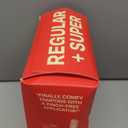 August Super + Regular Tampons - 24-Pack (12 + 12) 100% Organic Cotton Tampons for Women and Anyone Who Menstruates, Non-Toxic, Fragrance-Free, and Hypoallergenic with Long Applicators