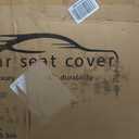 Car Seat Cover Full Set, Leather Car Seat Cover, Waterproof Seat Covers, Car Seat Cushion, Nappa Leather Seat Covers Car Seat Protector Universal Fit Most Cars Black