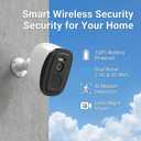 2K Security Cameras Wireless Outdoor 2.4G&5G WiFi, 4Pack Indoor Cameras for Home Security with AI Motion Detection & Siren,Color Night Vision, 2-Way Talk, Waterproof,Cloud/SD，Works w/Alexa