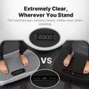MERACH Vibration Plate Exercise Machine, Vibrating Platform for Lymphatic Drainage Weight Loss Muscle Activation, Full Body Home Exercise Equipment with LED Touch Screen Bluetooth Pull Cord