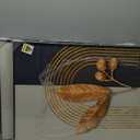 Framed Large Modern Abstract Wall Art for Living Room, Set of 3 Piece Black and White Gold Luxury Artworks, Geometric Painting Print for Dining Room Entryway Hallway Home Office Wall Decor, 24x36 In