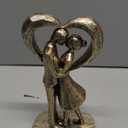 WUBIANJIE Couple Statue for Bedroom Decor,Romantic Couple Figurine,Gift for Weddings Valentine's Day and Anniversaries Decoration Figurine for Girlfriend,Bridal Shower,Engagement Gifts for Couples