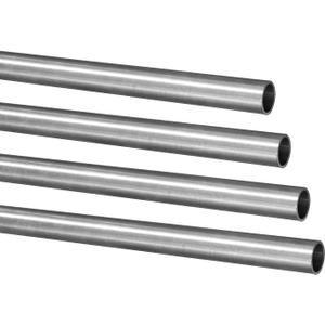 3/8"OD 304 Stainless Steel Tube,1mm Thickened Tube Wall & Stainless Steel Pipe,12" Length Round Metal Tube Widely used in various industrial applications(4 Pcs)