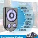 Selfie Stick Tripod with Detachable Wireless Remote, Extendable 32 Tripod for iPhone Compatible with Android, Portable Lightweight Aluminum Phone Tripod Stand for Travel