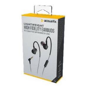 Acoustix Lightweight High Fidelity Earbuds
