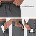 Men's Cargo Shorts Quick Dry Lightweight Stretch Hiking Shorts for Men with 5 Pockets No Lining (Gray, L)