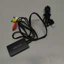 HDMI to RCA Converter, HDMI to AV 3RCA CVBs Composite Video Audio Converter Adapter Supports PAL/NTSC for TV Stick, Roku, Android TV Box, DVD ect, Black