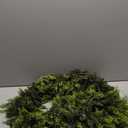 6FT Real Touch Cedar Garland - Artificial Christmas Garland Fake Green Faux Thick and Lush Pine Needles Garlands for Table Fireplace Mantle Holiday Home Indoor Outdoor Decor