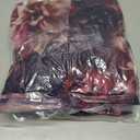 2 x Wenrine Womens Summer Floral Maxi Dress Mesh Spaghetti Strap One Shoulder Casual Ruffle Mermaid Bodycon Party Dresses (Purple, M)