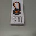 6-Stage Knife Sharpener - Premium Kitchen Knife Sharpeners - Adjustable Handheld Manual Knife Sharpeners for Kitchen Knives, Scissor and Chef Knife.Easy for beginners to use (ORANGE)