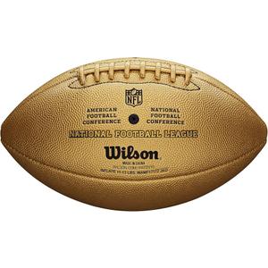 WILSON The Duke NFL Metallic Edition Football - Official Size, Gold