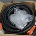 Nilight 50 Amp 50FT RV Locking Extension Cord with Adapter 30Amp to 50Amp 250V Heavy Duty 6/3+8/1 Gauge Pure Copper STW Wire ETL Listed 4 Prong 14-50P SS2-50R 50F/50M Cable Suit for Campers Caravan