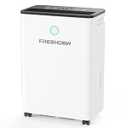 FRESHDEW Dehumidifier, 50 Pints Dehumidifiers for Home, 4500 Sq. Ft Dehumidifiers with Drain Hose, 0.66 Gallon Water Tank for Basement Bathroom Bedroom, 24H Timer