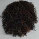 Youthfee 27 Drawstring Ponytail Deep Curly Heat Resistant Synthetic Instant Clip Ponytail Extension Protective Style Afro Kinky Curly Hair Pieces for Women (27 Inch Brown Highlights)