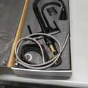 TUTEW Matte Black Kitchen Faucet with Pull Down Sprayer, Black Kitchen Sink Faucet with Drinking Water Faucet,2 Handle 3 in 1 Water Filter Purifier Faucets