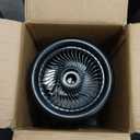 Humidifiers for Large Room Home Bedroom 2000 sq.ft. 17L/4.5Gal Large Humidifier with Extension Tube & 4 Speed Mist,Top Fill Wholehouse Humidifier with 360Nozzle for Plant Commercial Greenhouse(Black)