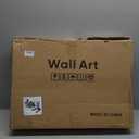 3D Textured Framed Boho Neutral Abstract Wall Art, 3 Piece Modern Artwork for Walls, Black White Brown Minimalist Geometric Paintings for Living Room, Dining Room, Bedroom Wall Decor 16x24 In (Monochrome)